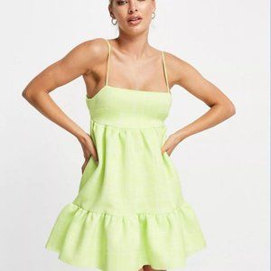 Perfect Miami Night Out Bright Yellow Dress